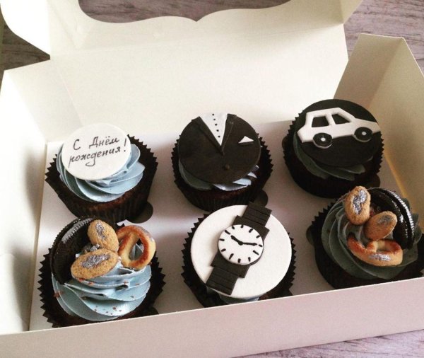 мужские капкейки