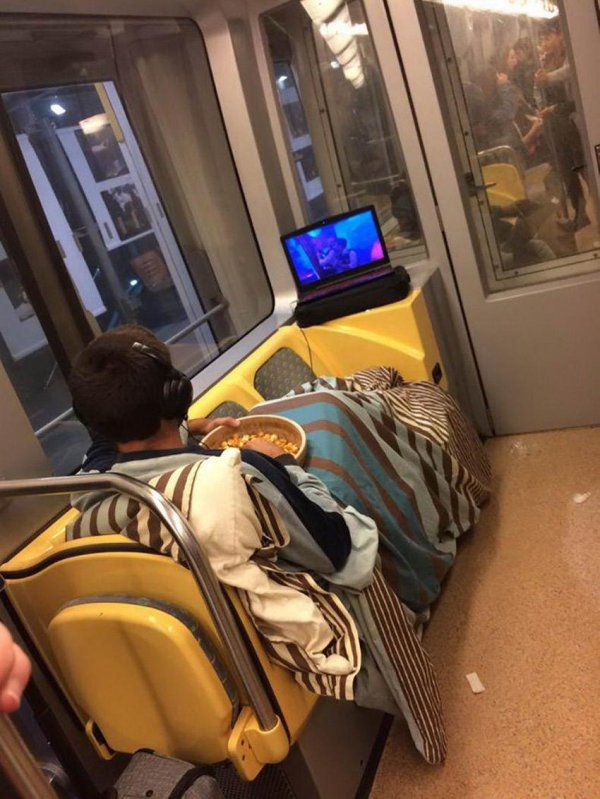 Утро в автобусе