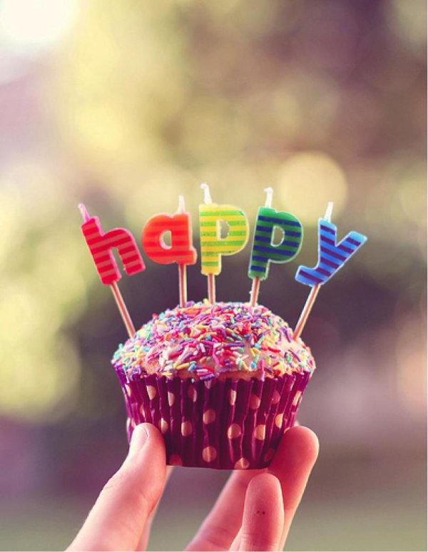 кекс на день рождения