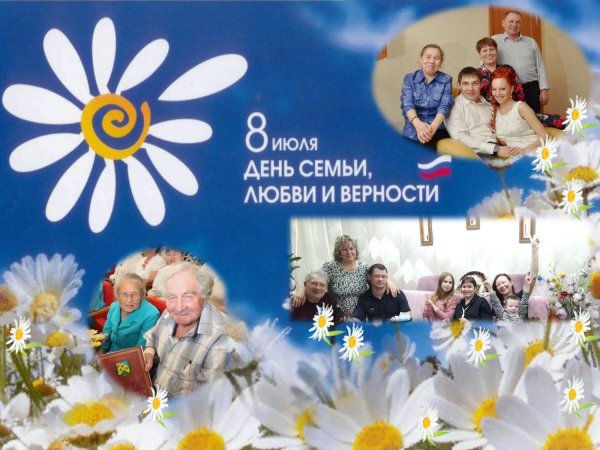 ромашка ко дню семьи любви и верности