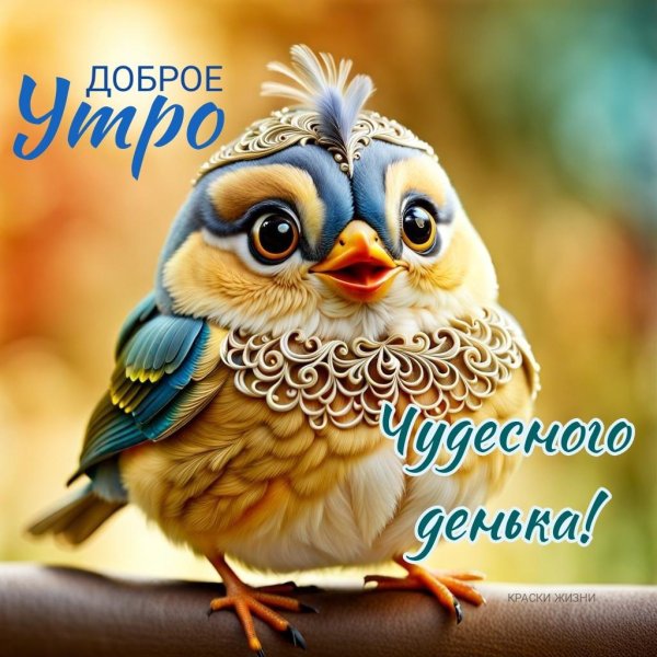 доброе утро птичка