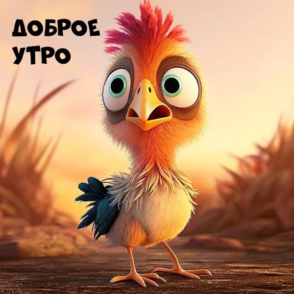 мультяшная курица
