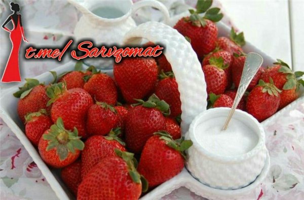 клубника со сливками