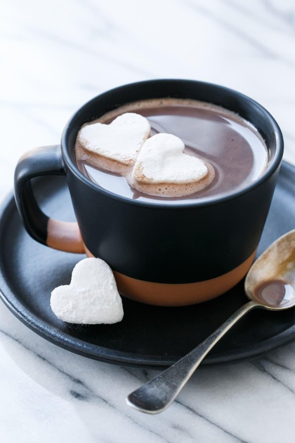 hot chocolate with marshmallows