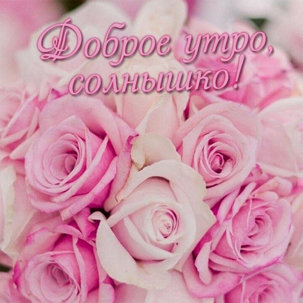 доброе утро любовь моя девушке