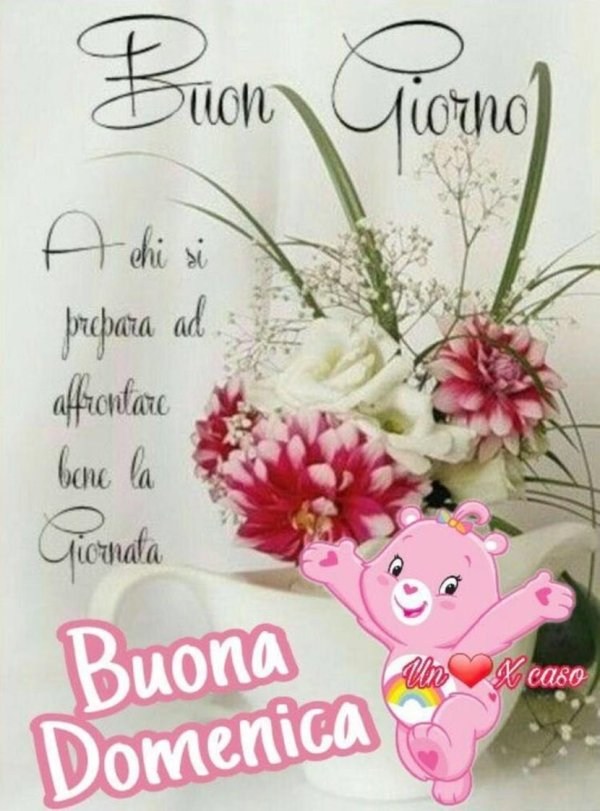 buongiorno buona domenica