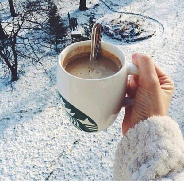 кофе зимой