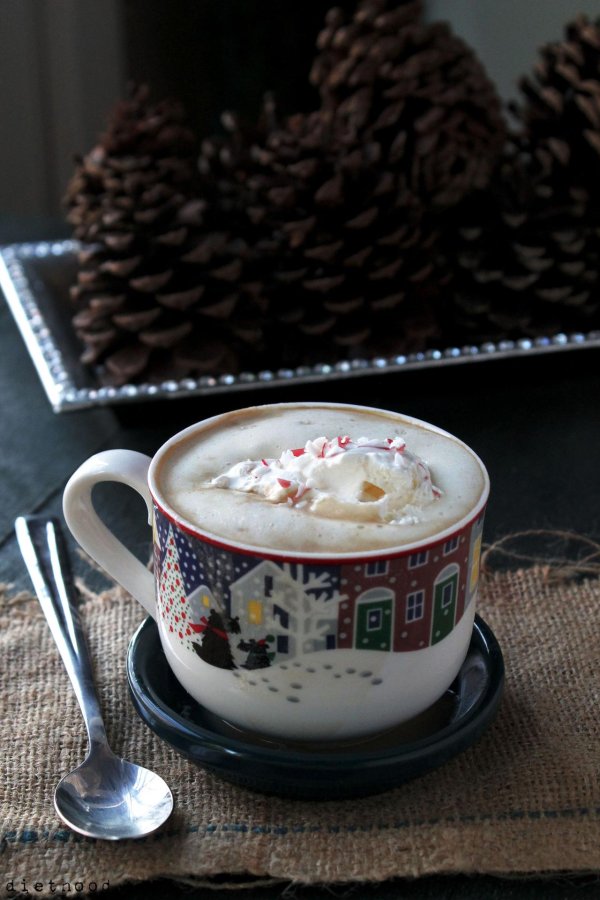 peppermint mocha latte