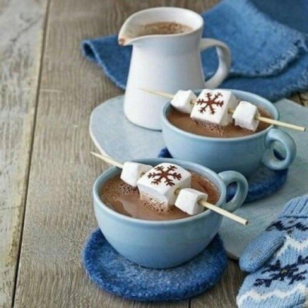 hot chocolate with marshmallows