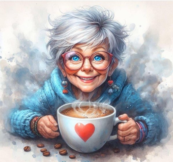 рисунок бабушка