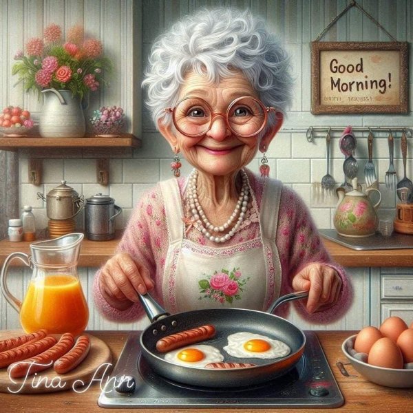 старушка веселушка