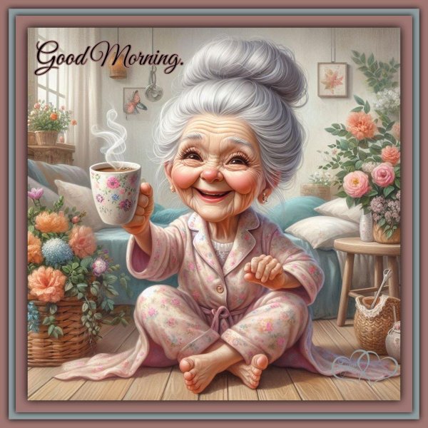 рисунок старушки