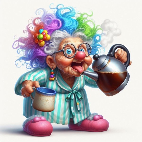 старушка веселушка