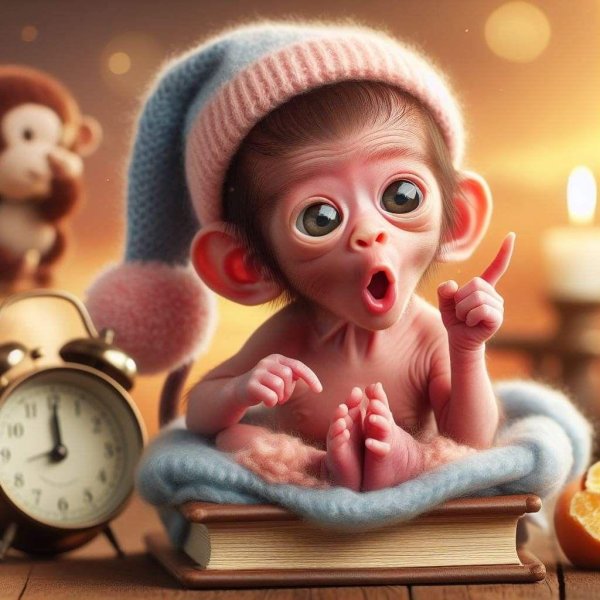 мультяшная обезьянка