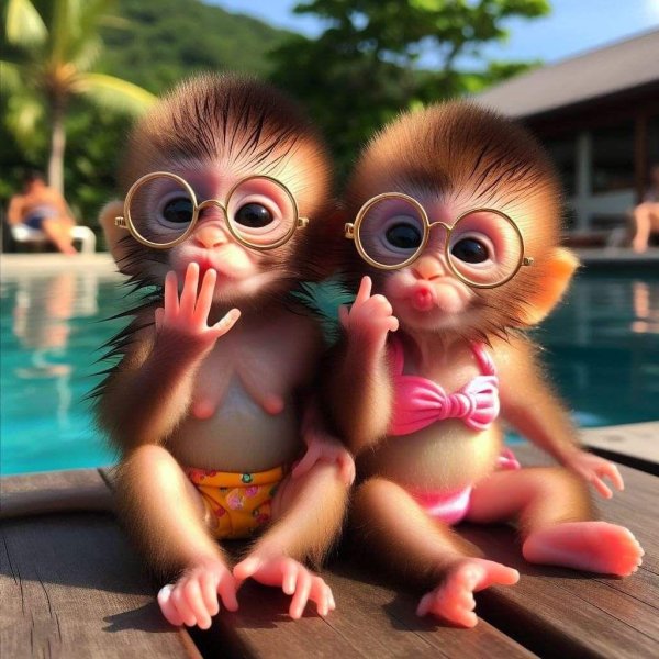 Доброе утро обезьяна