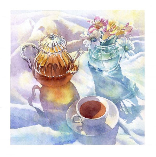 акварельные натюрморты