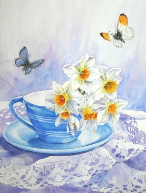 акварельная картина