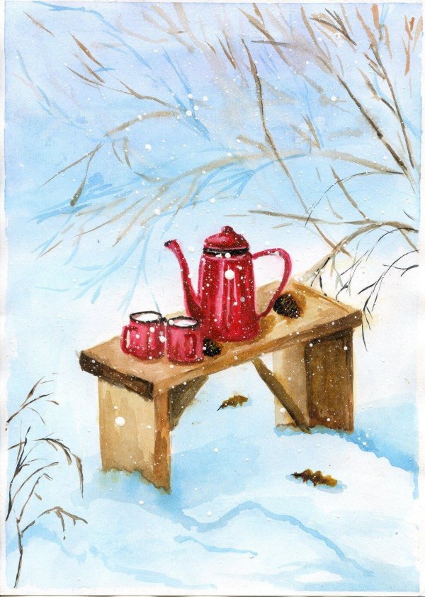 натюрморт зимний