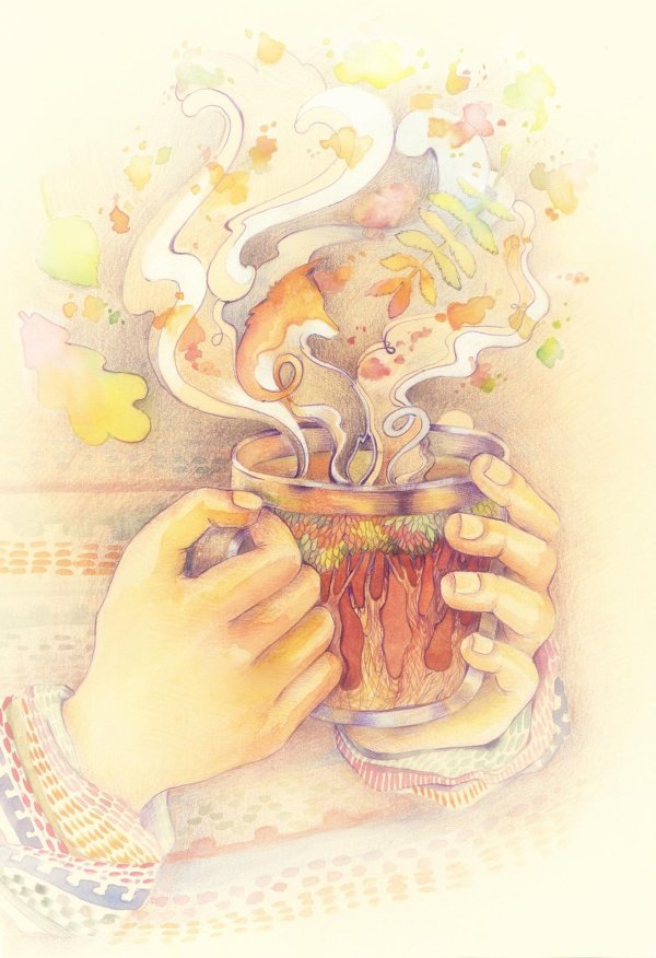 чай иллюстратор