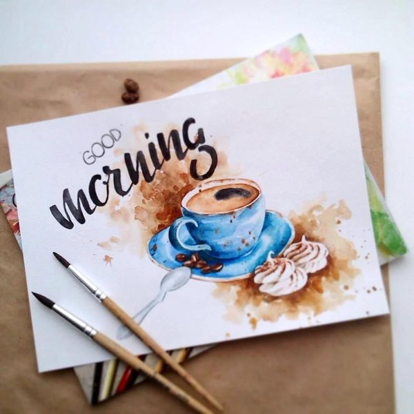 скетчинг акварелью