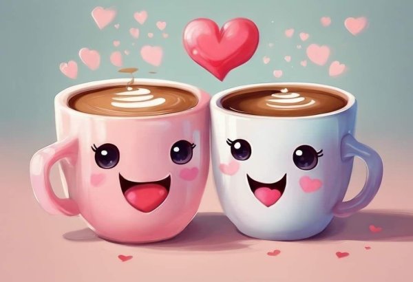 пара кофейных чашек