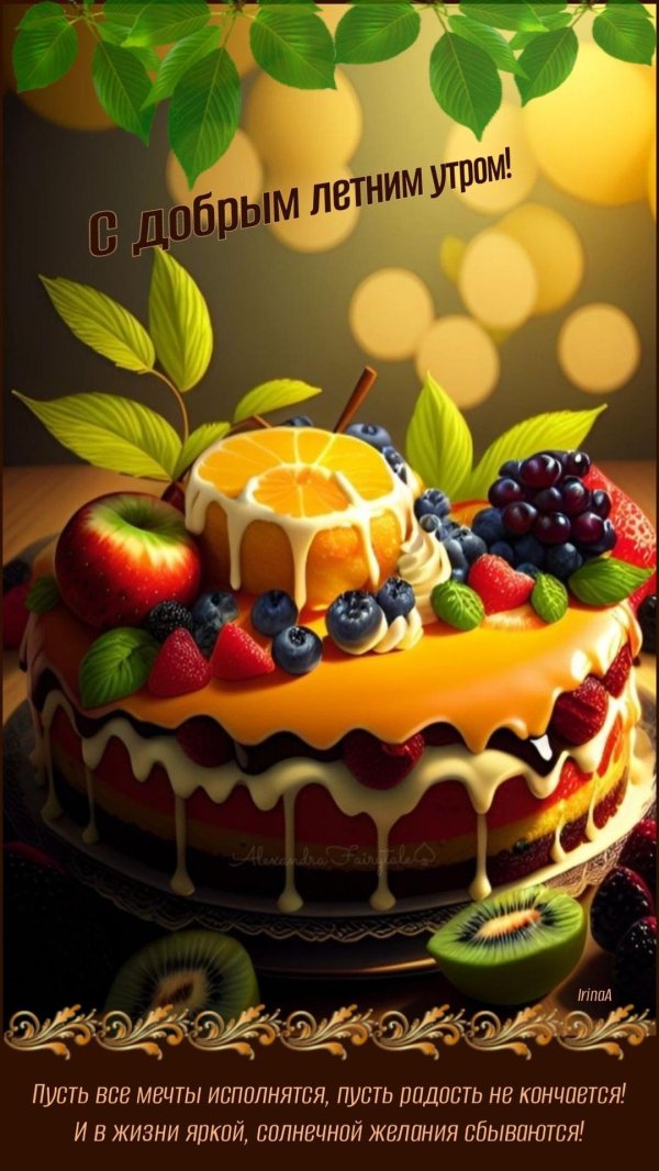 с добрым утром летнее