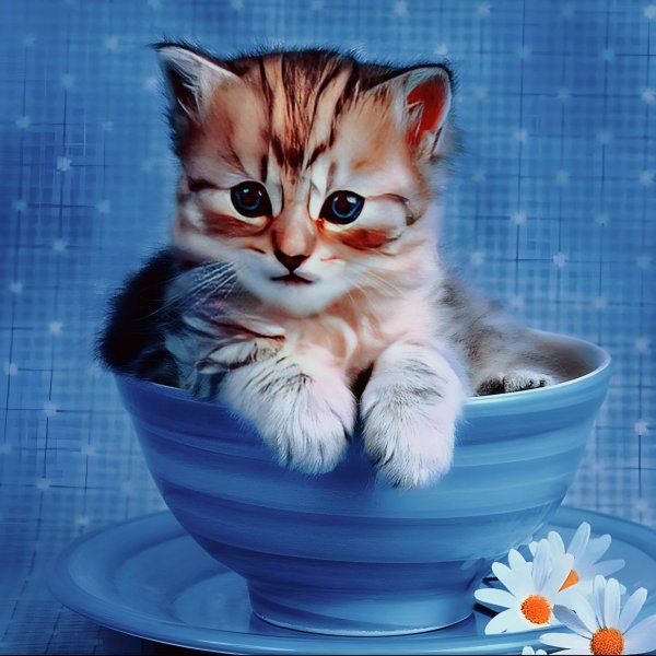 котенок красивый