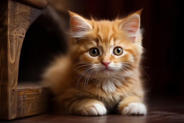 милые рыжие котята