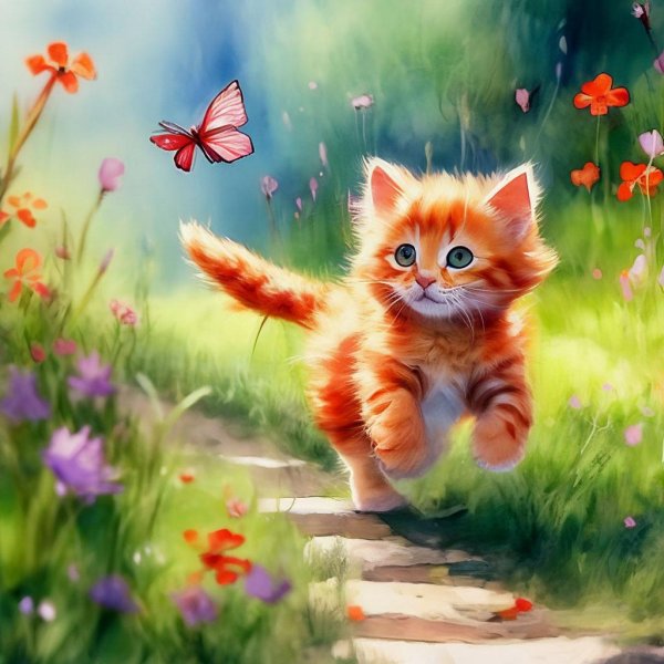 милые котенок