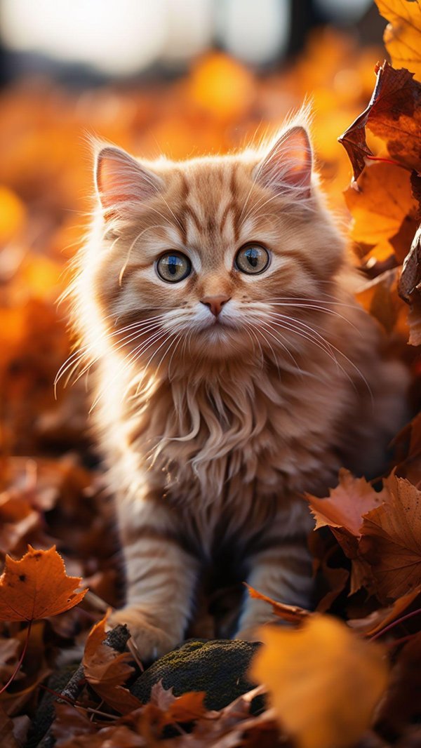 осенние коты