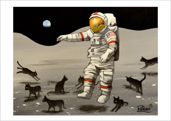 космонавт рисунки