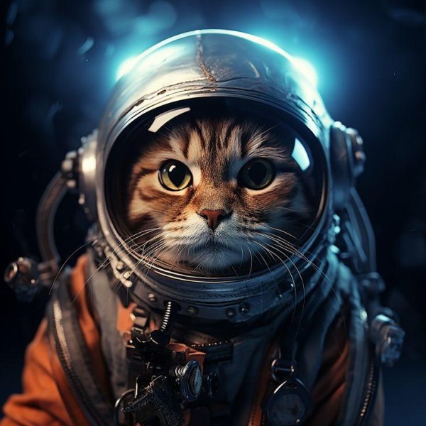 кот космонавт