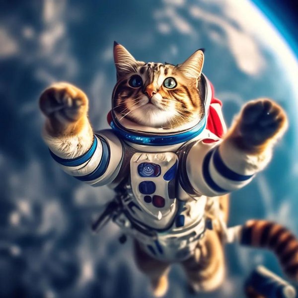 котик космонавт
