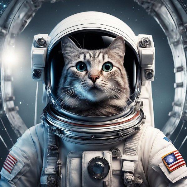 кошка космонавт