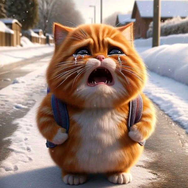 обиженный котик