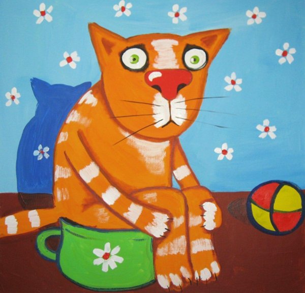 картины васи ложкина