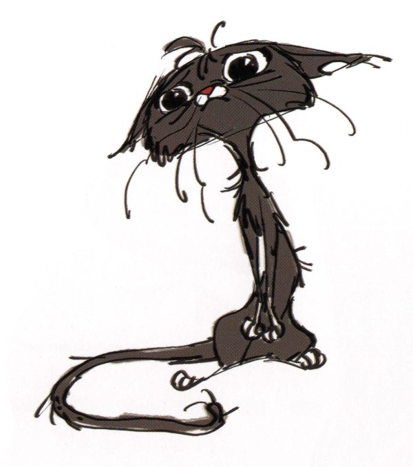 иллюстрация кошка