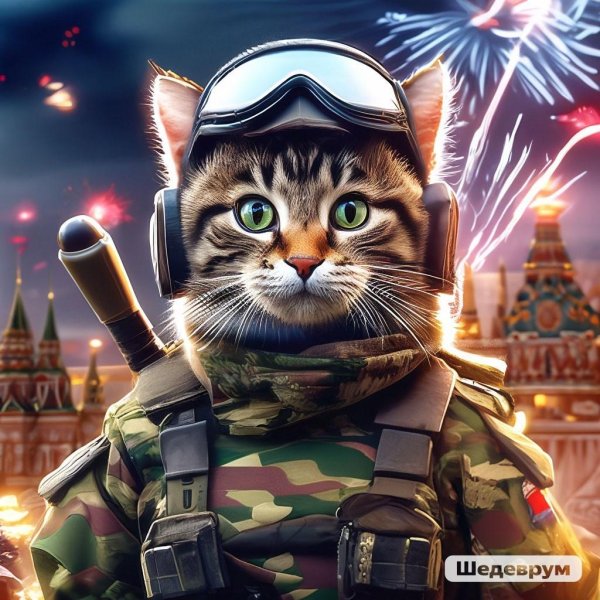 Кот десантник