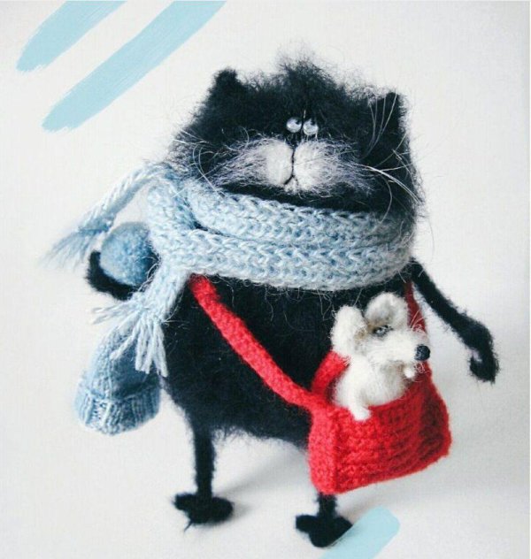 вязаные коты