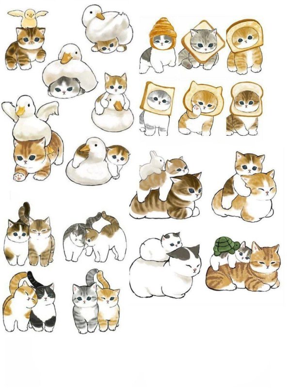 идеи для стикеров котики