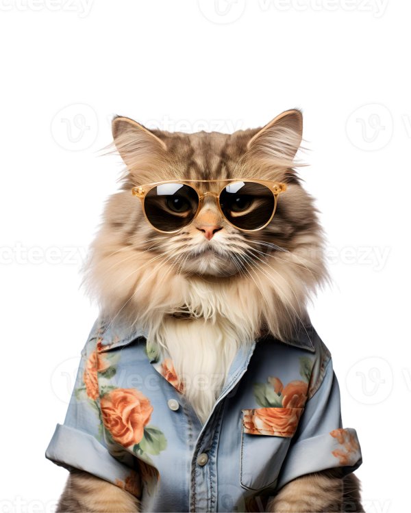 котик в очках