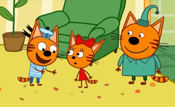 мультик три кота карамелька