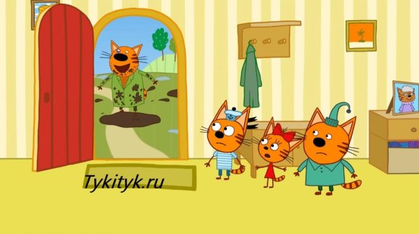 герои мультика три кота сажик