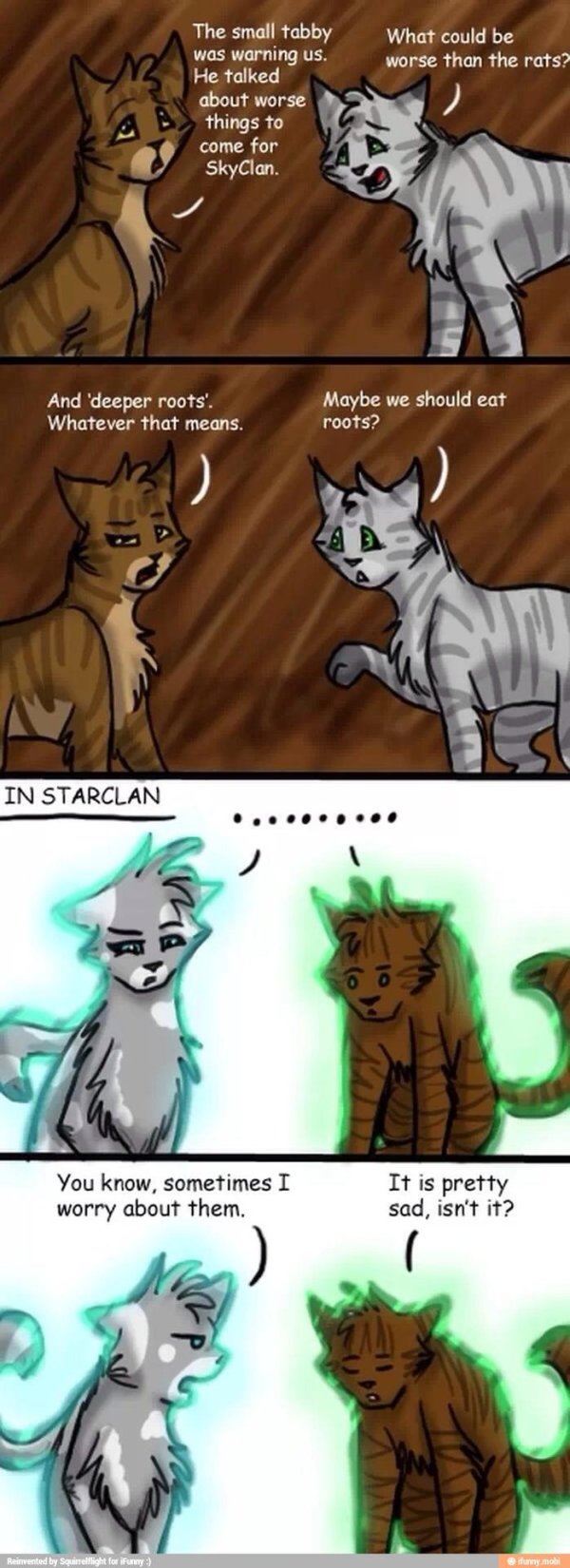 комикс коты воители