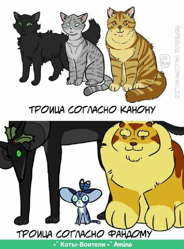 комиксы по котам воителям
