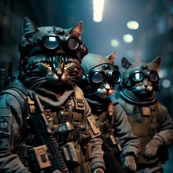 котоспецназ midjourney