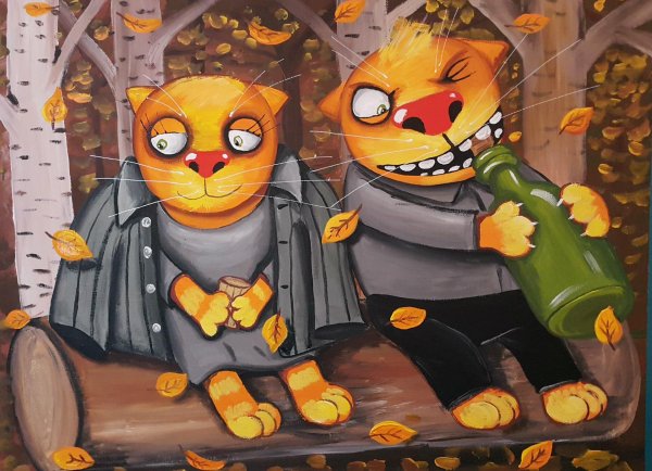 картины васи ложкина