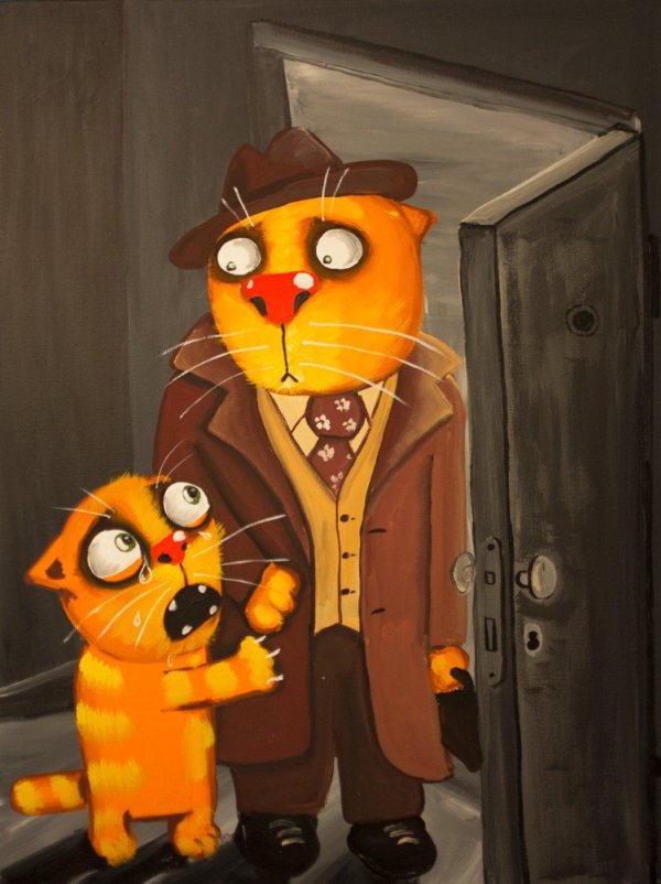 картины васи ложкина