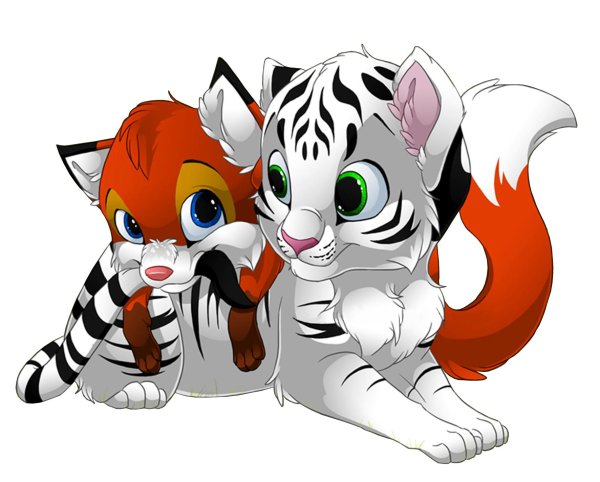 тигренок мультяшный