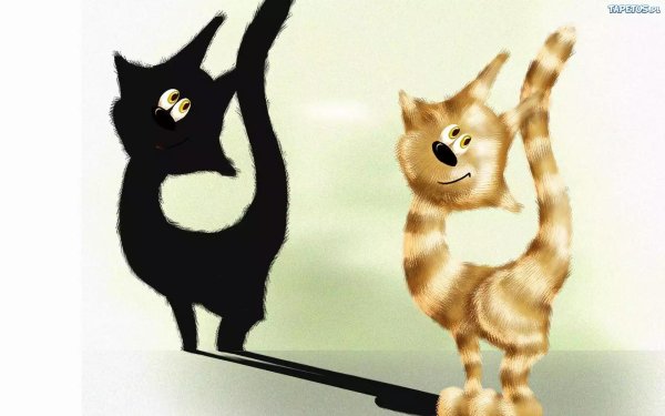 кошка рисунки